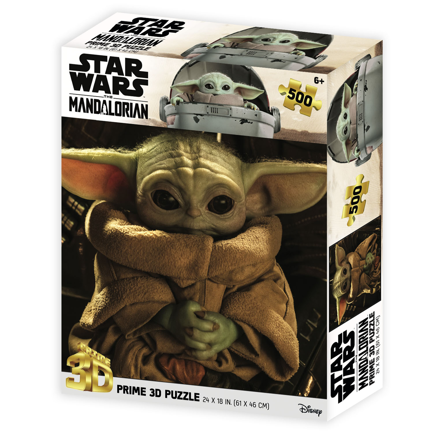 Prime 3D Star Wars The Mandalorian Grogu Puzzle 500 Parça 32631