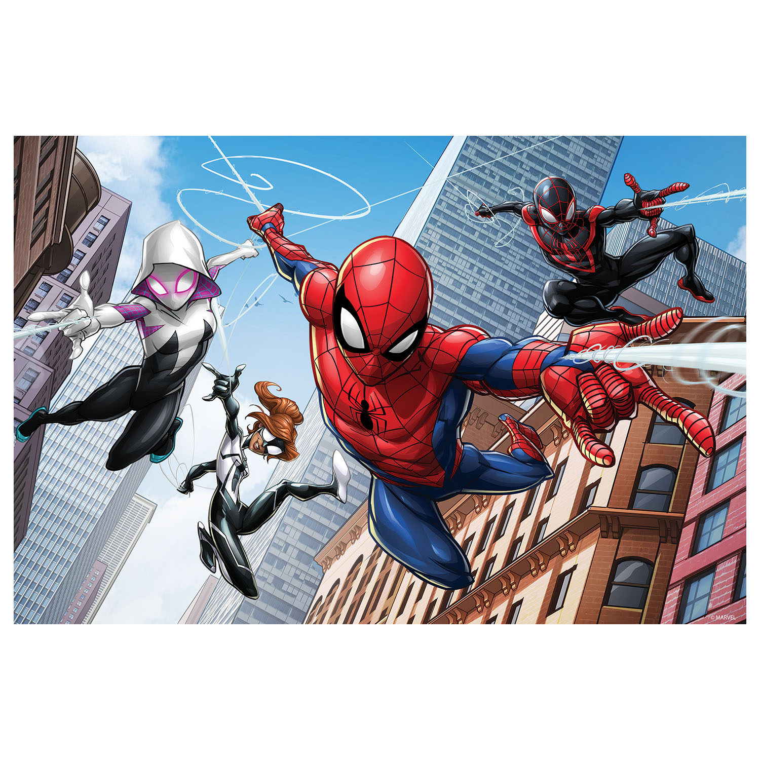 Prime 3D Marvel Spider-Man Çift Taraflı Puzzle 200 Parça 37534