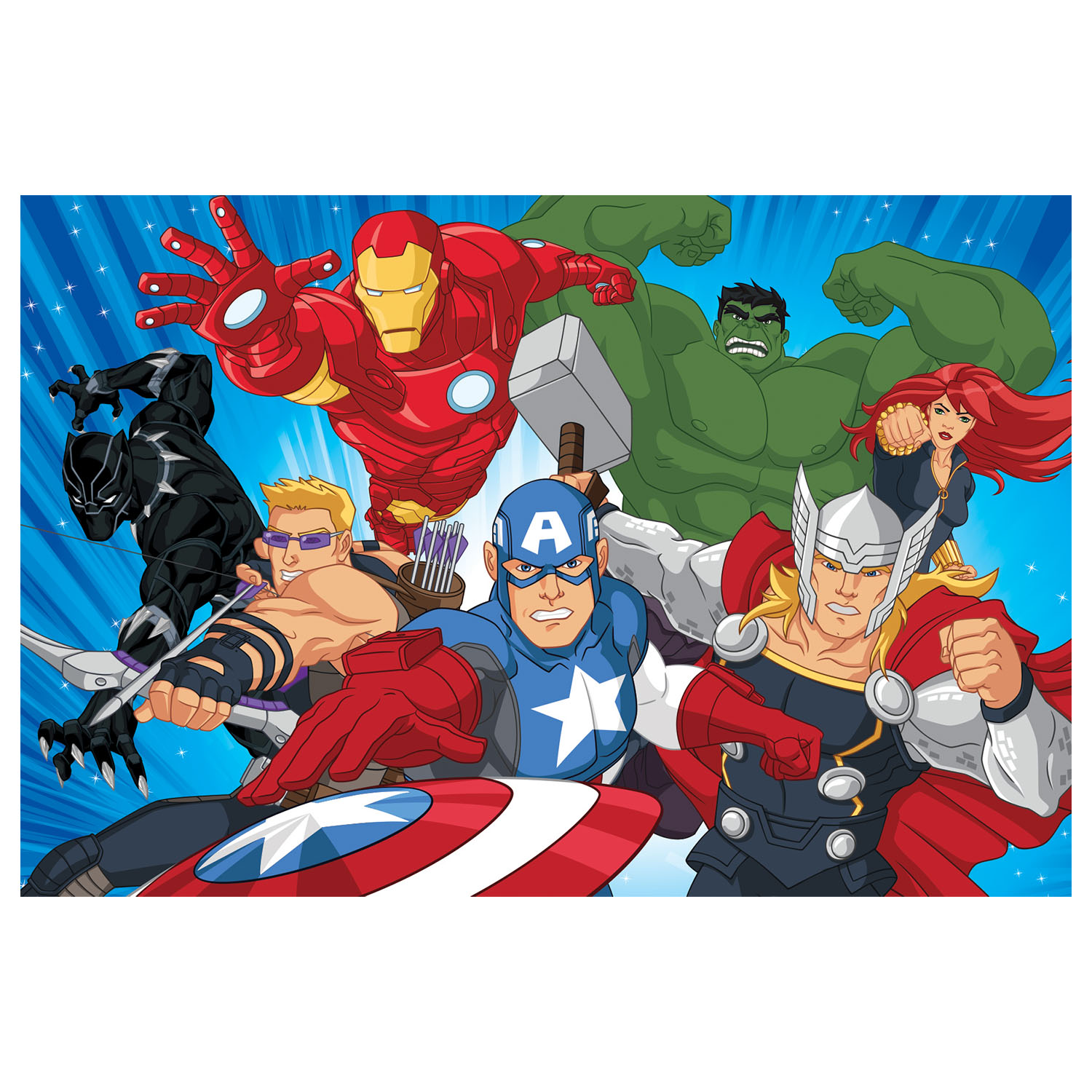 Prime 3D Marvel Avengers Çift Taraflı Puzzle 200 Parça 37551