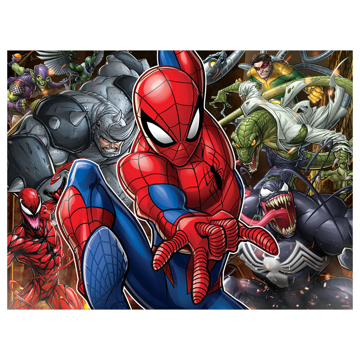 Prime 3D Marvel Spider-Man Çift Taraflı Puzzle 500 Parça 37555