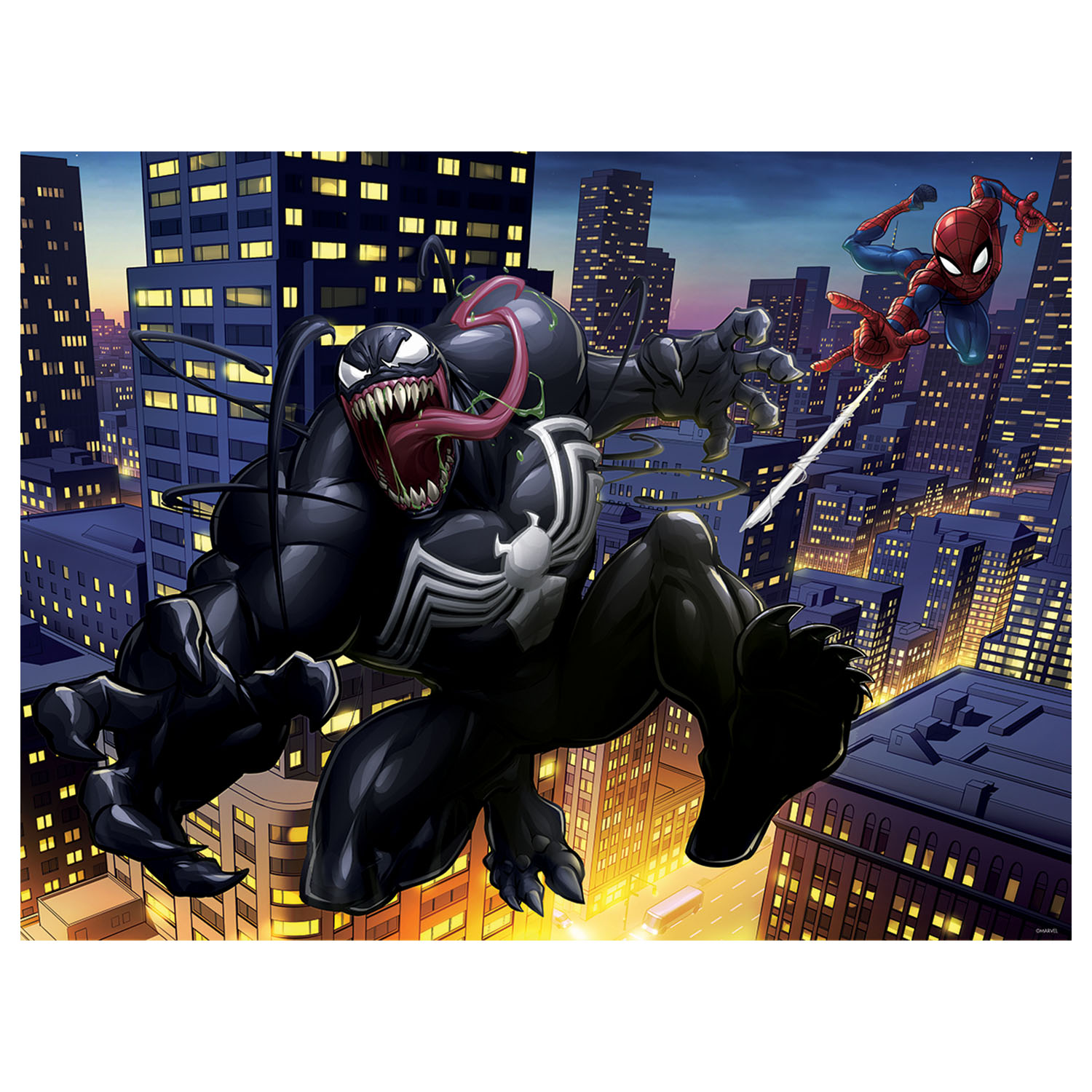 Prime 3D Marvel Spider-Man Çift Taraflı Puzzle 500 Parça 37555