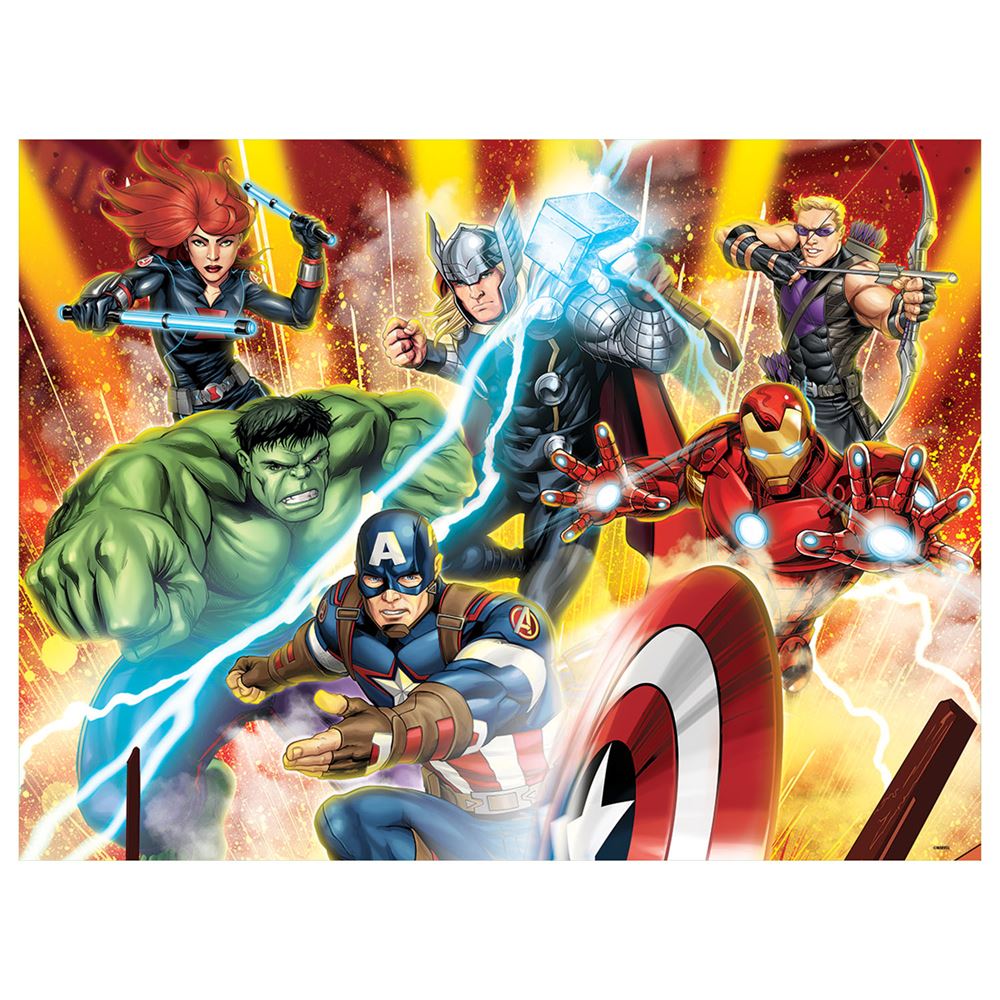 Prime 3D Marvel Avengers Çift Taraflı Puzzle 500 Parça 37556