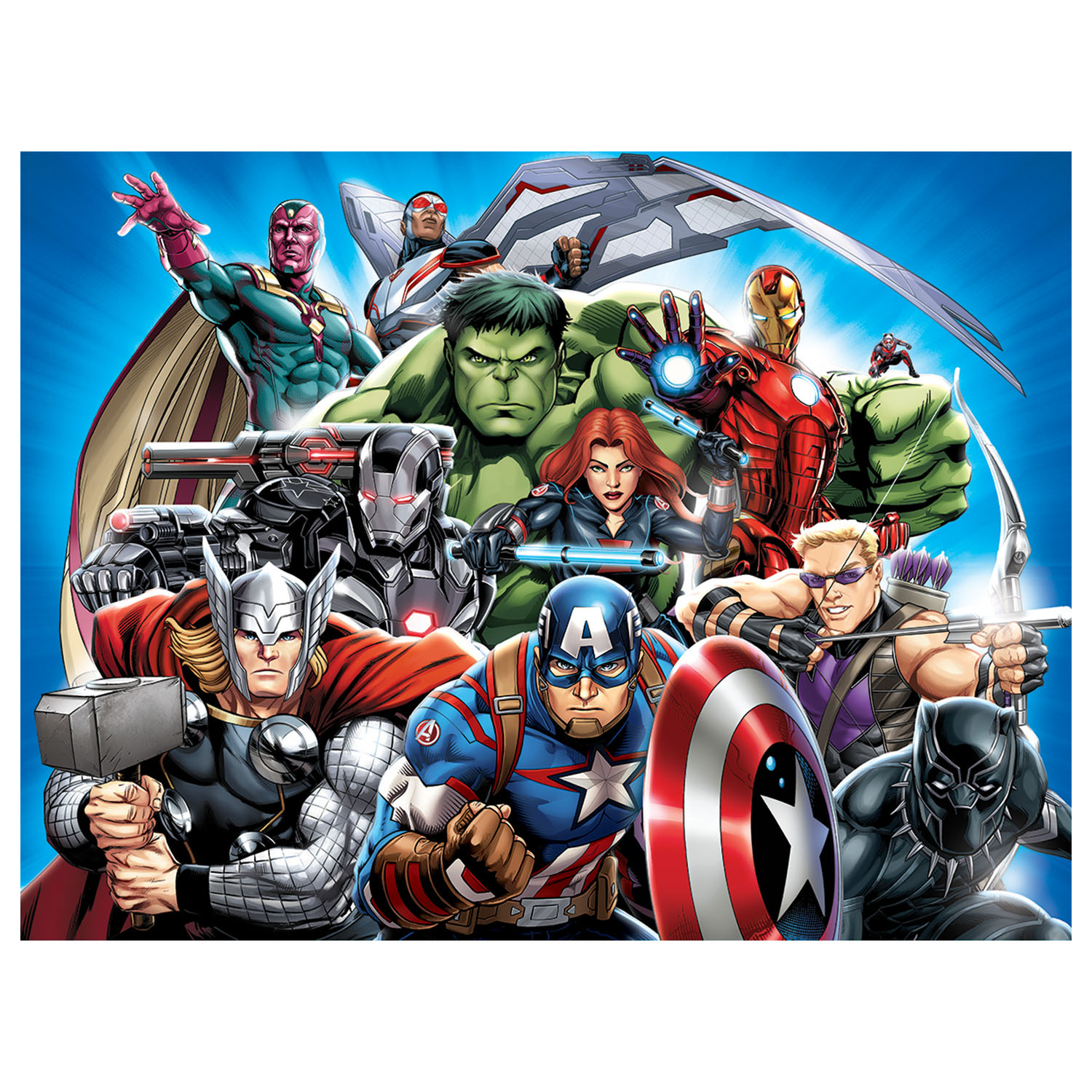 Prime 3D Marvel Avengers Çift Taraflı Puzzle 500 Parça 37556