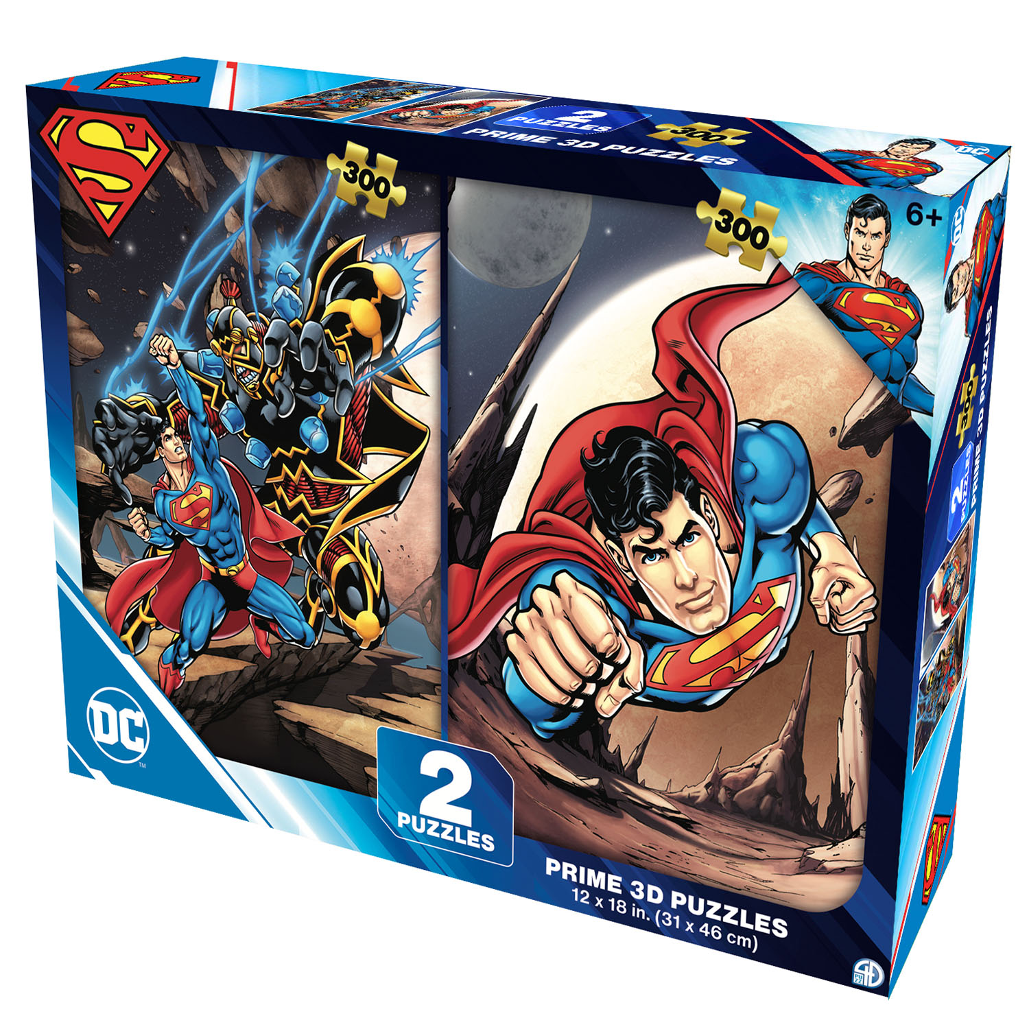 Prime 3D DC Comics Superman İkili Puzzle 300 Parça 10239