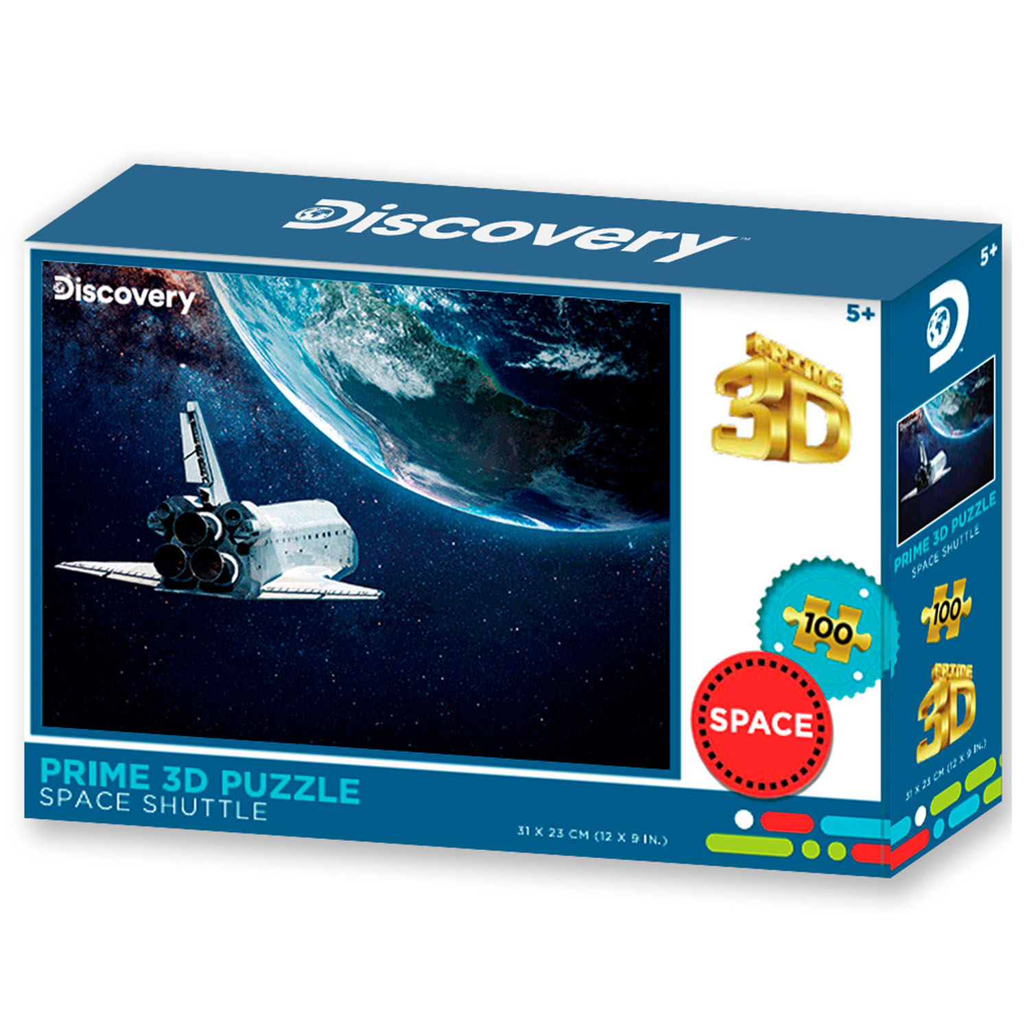 Prime 3D Discovery Uzay Mekiği Puzzle 100 Parça 20506