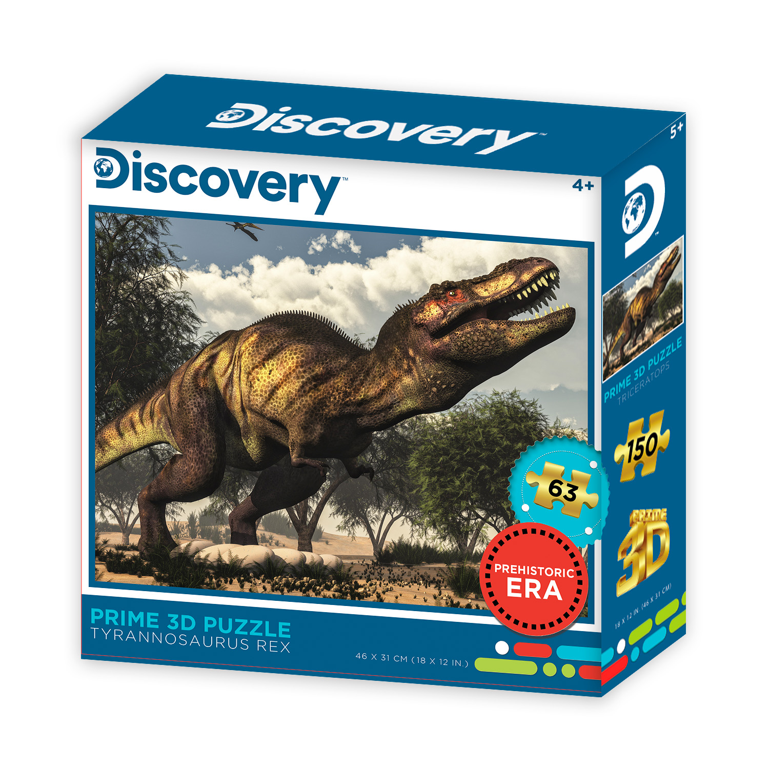 Prime 3D Discovery Tyrannosaurus Rex Puzzle 63 Parça 20925