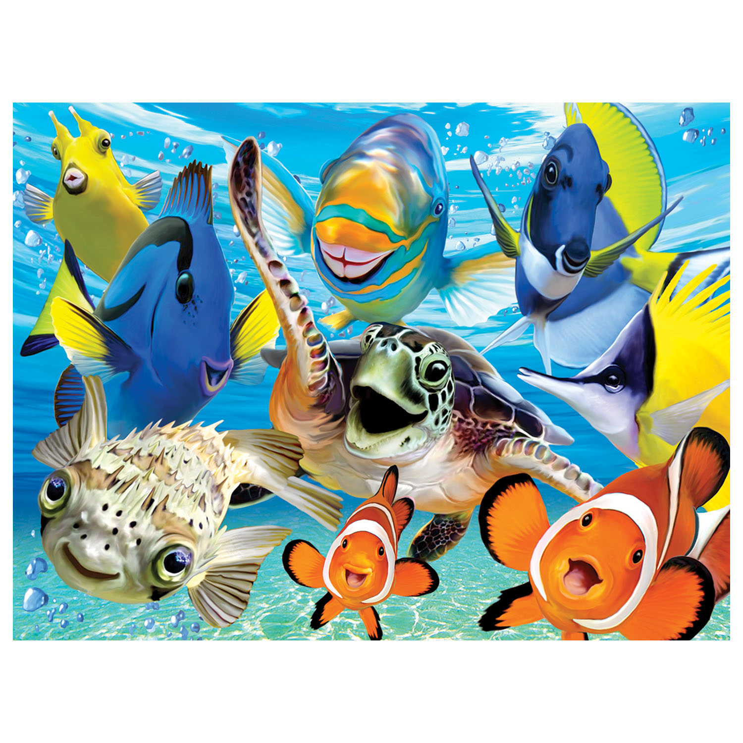 Prime 3D Deniz Canlıları Selfie Puzzle 48 Parça 20606