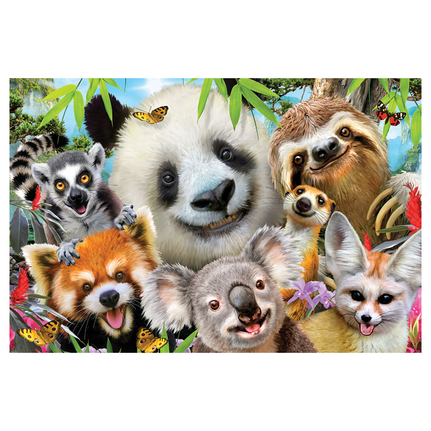Prime 3D Hayvanat Bahçesi Şirinleri Selfie Puzzle 63 Parça 21064