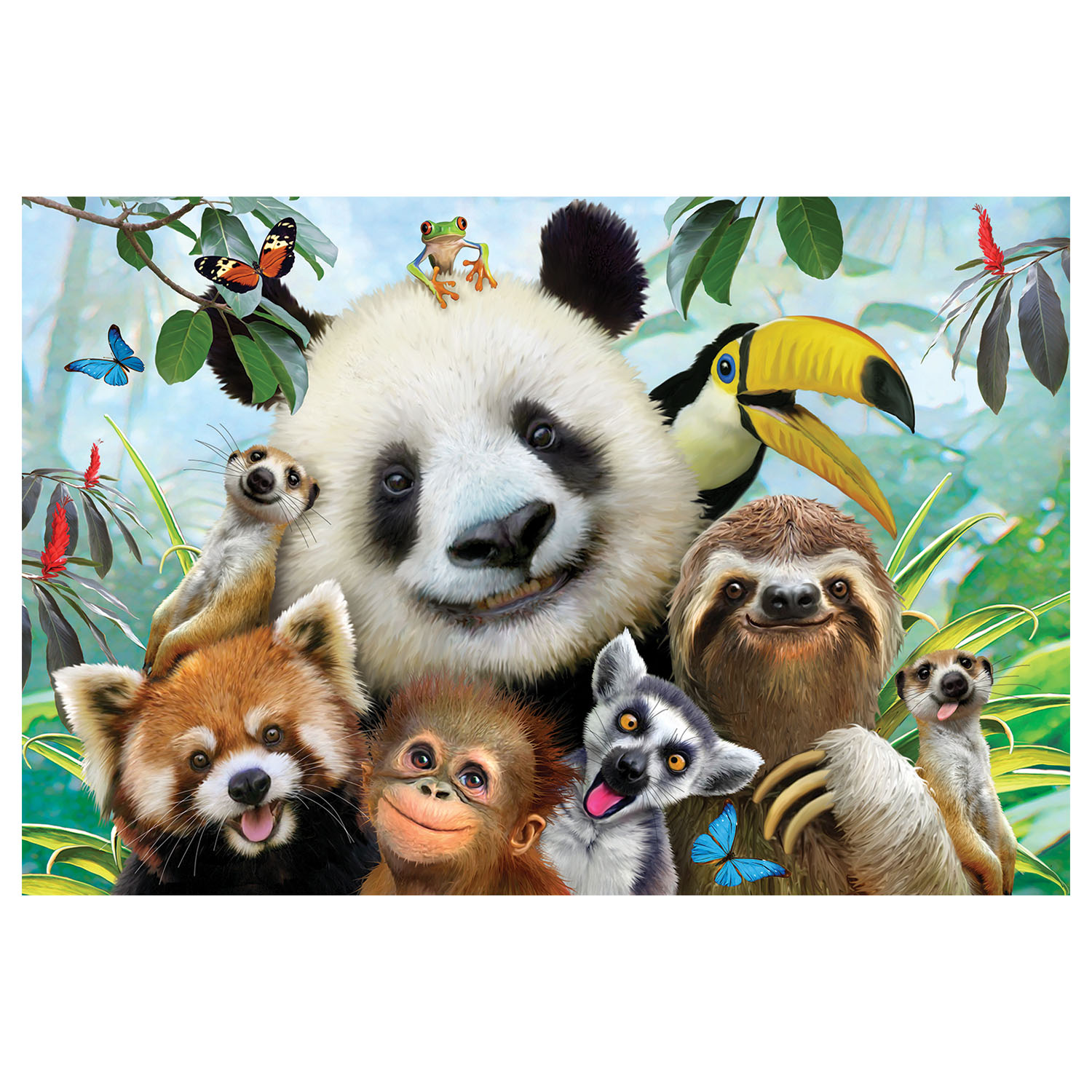 Prime 3D Hayvanat Bahçesi Selfie Puzzle 150 Parça 20897
