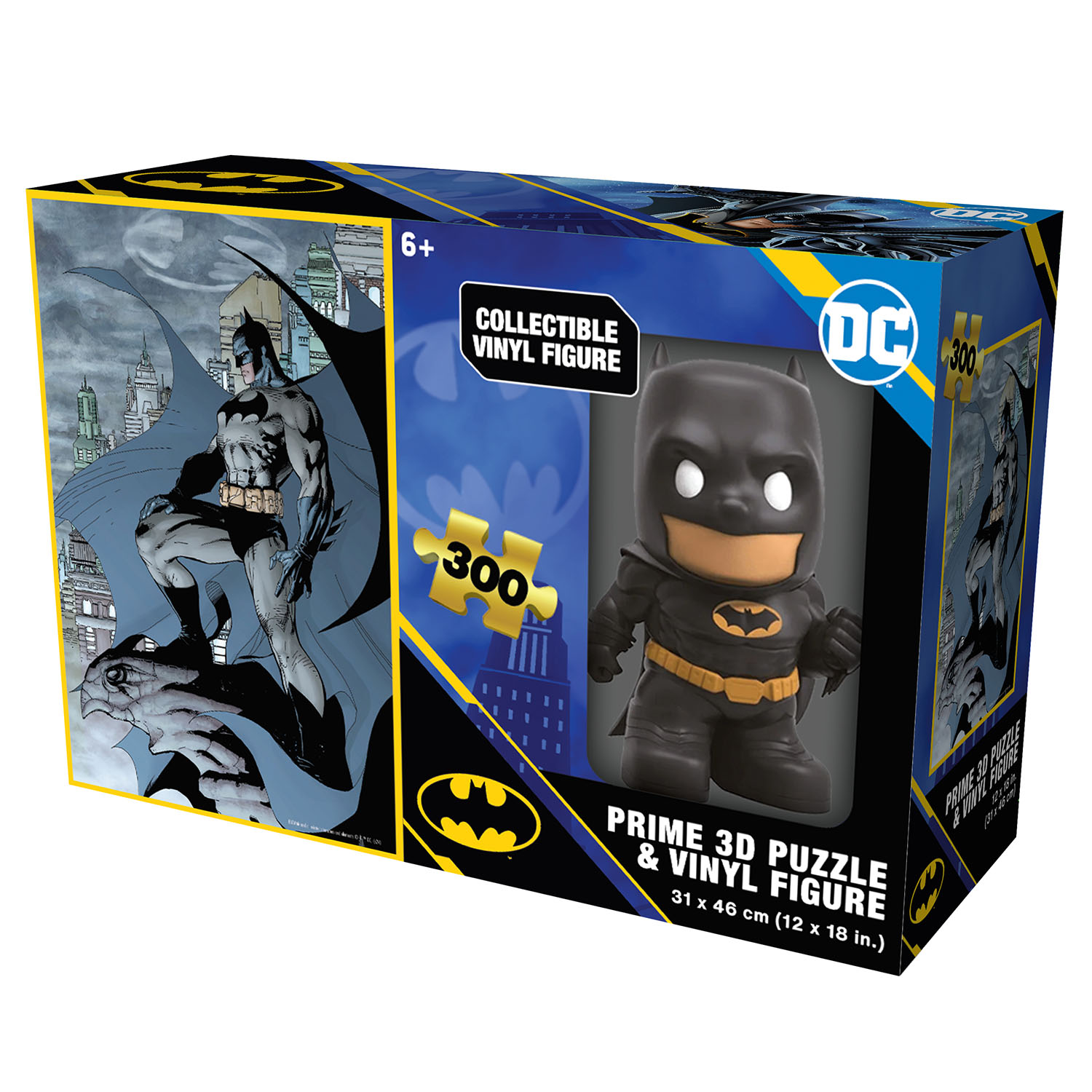 Prime 3D Batman Figür ve 300 Parça Puzzle 35806
