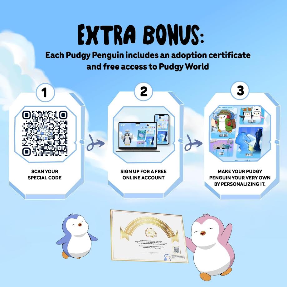 Pudgy Penguins Klipsli Pelüş Figür 13 cm - Model 3