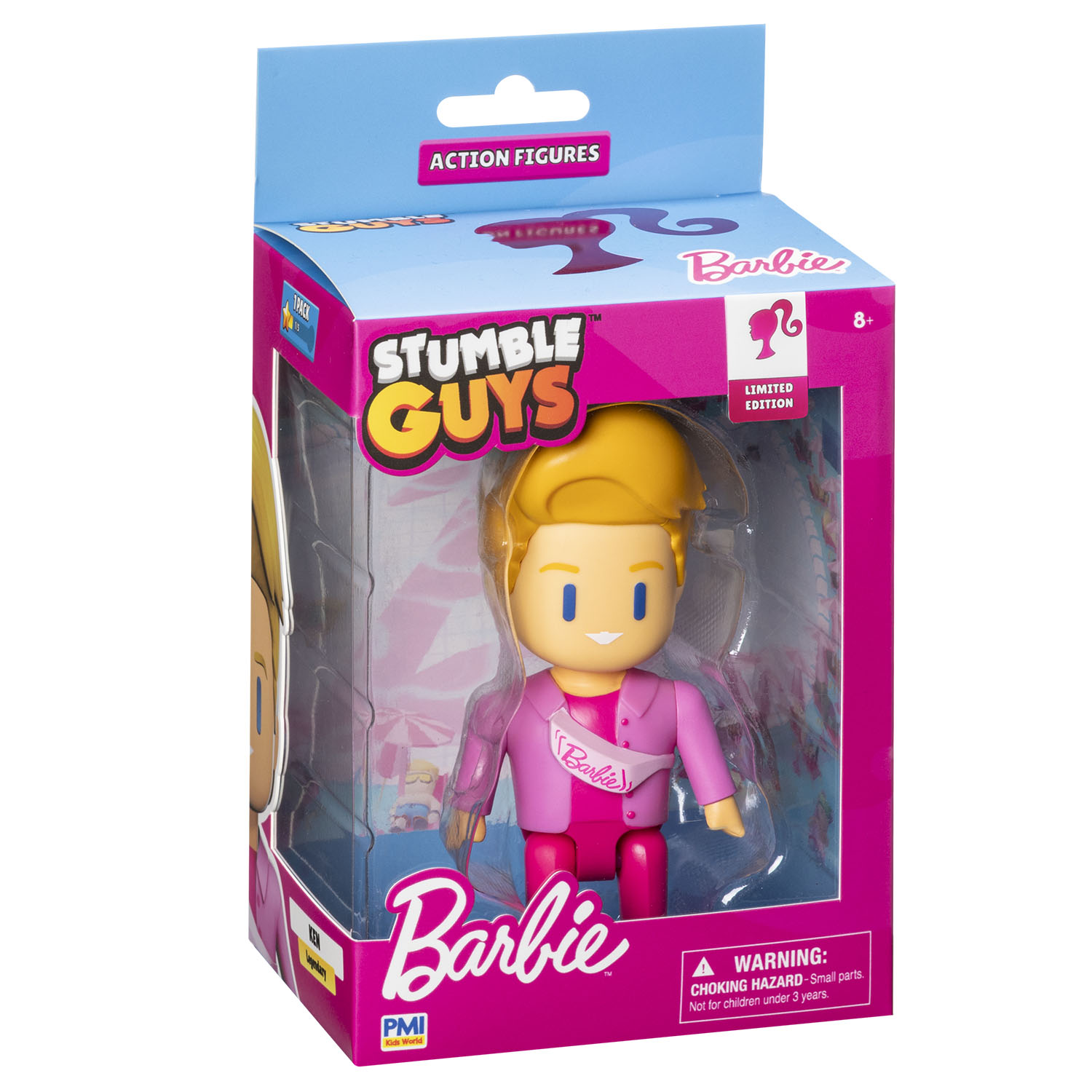 Stumble Guys Barbie Aksiyon Figürü SGB6010 - Ken
