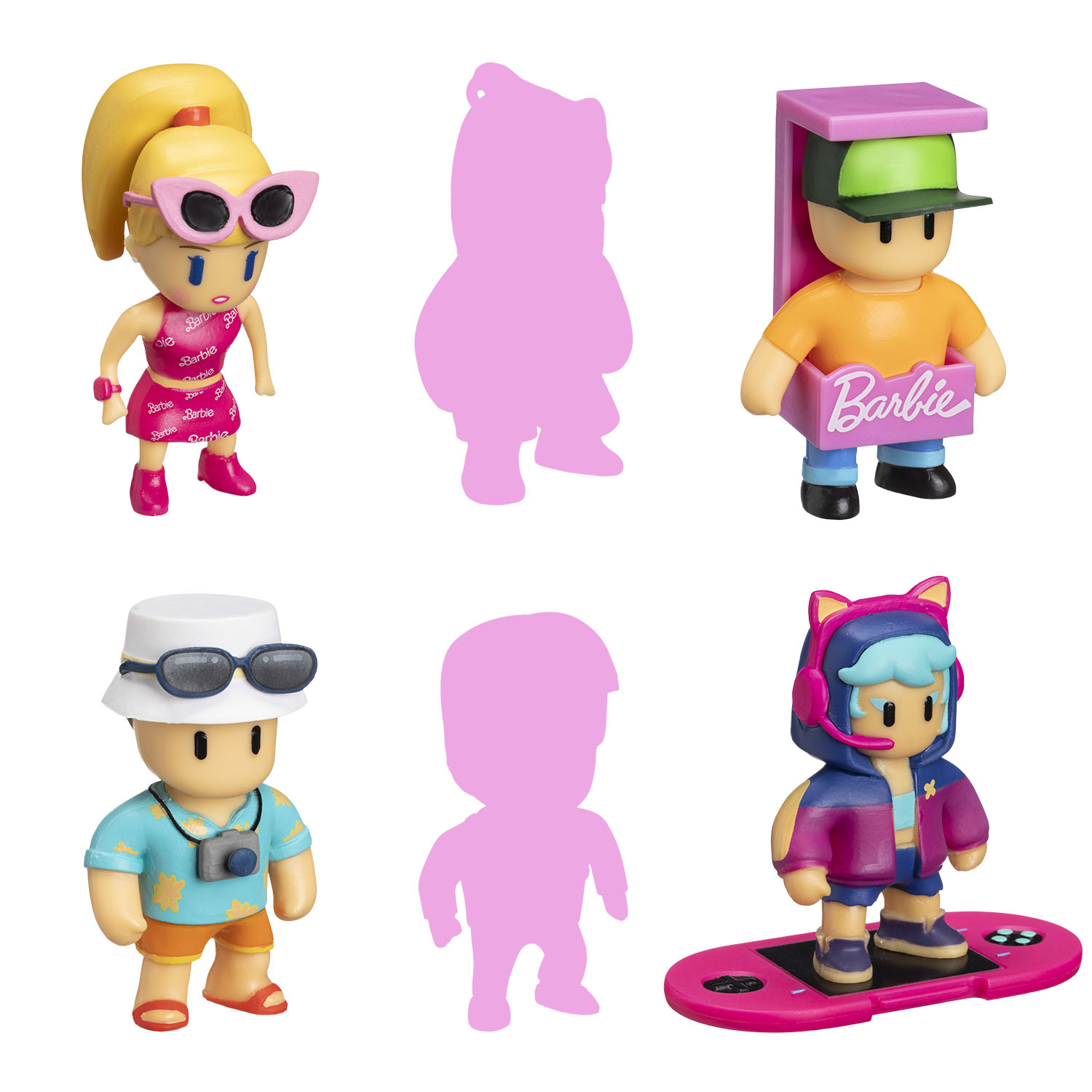 Stumble Guys Barbie Figür 6'lı Set SGB2060 Model 1