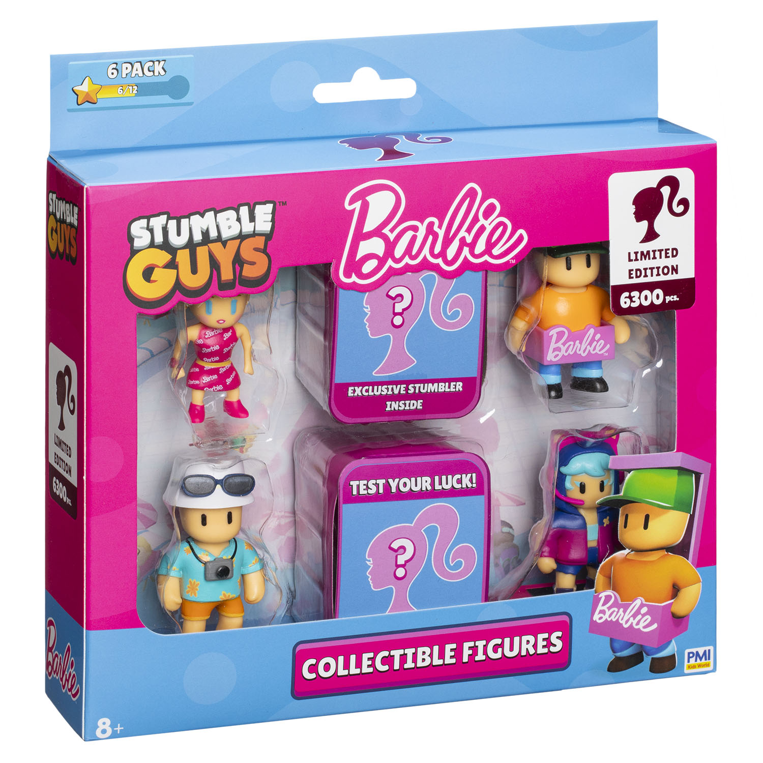 Stumble Guys Barbie Figür 6'lı Set SGB2060 Model 1