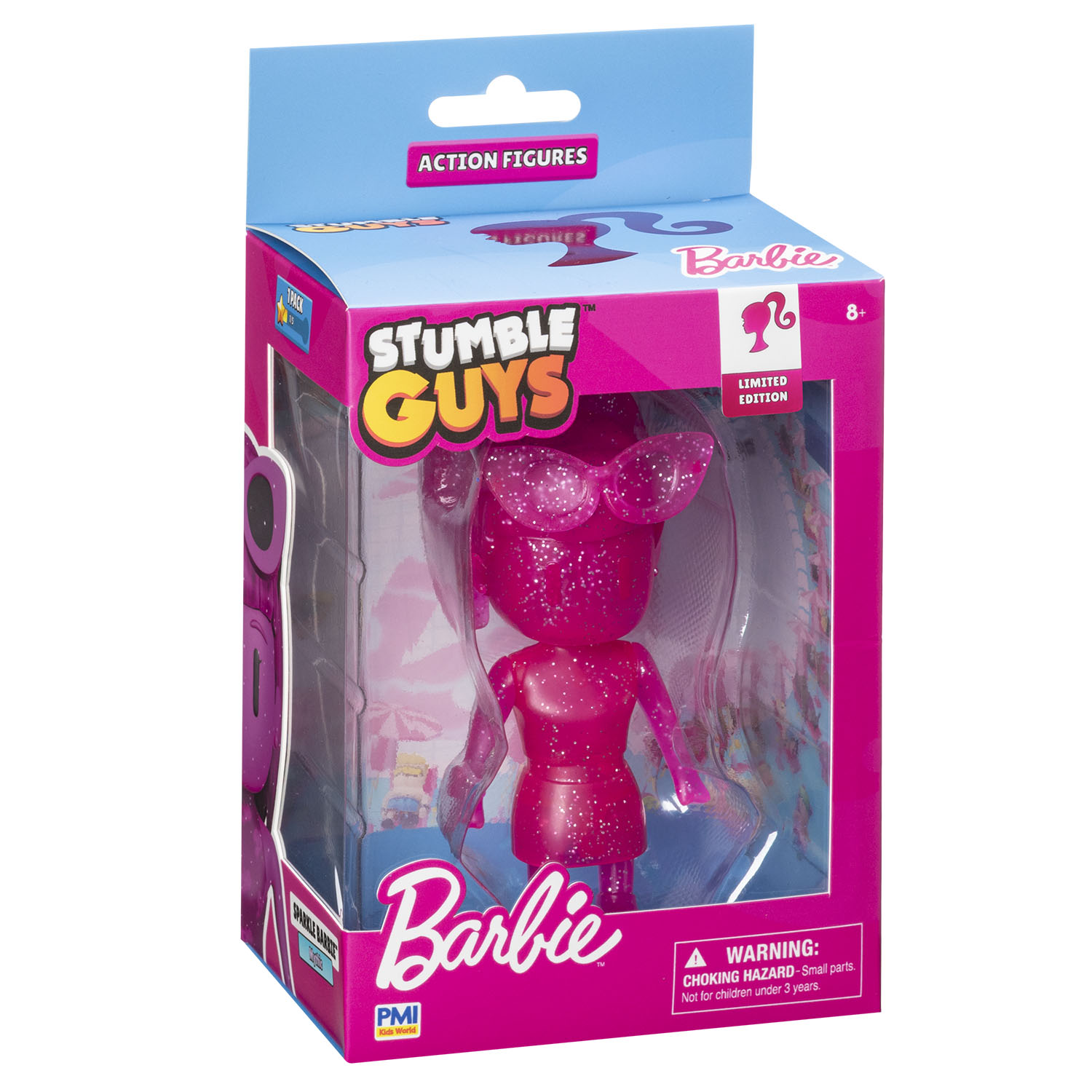 Stumble Guys Barbie Aksiyon Figürü SGB6010 - Sparkle Barbie