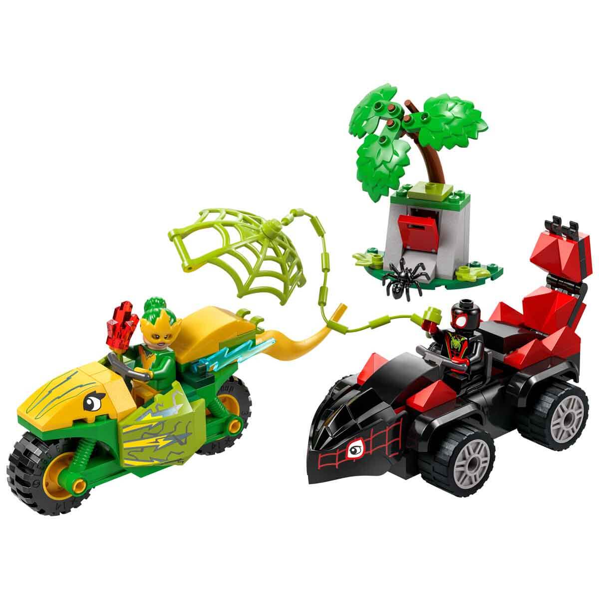 LEGO Marvel Spin ve Electro Dinozor Aracı Takibi 11198
