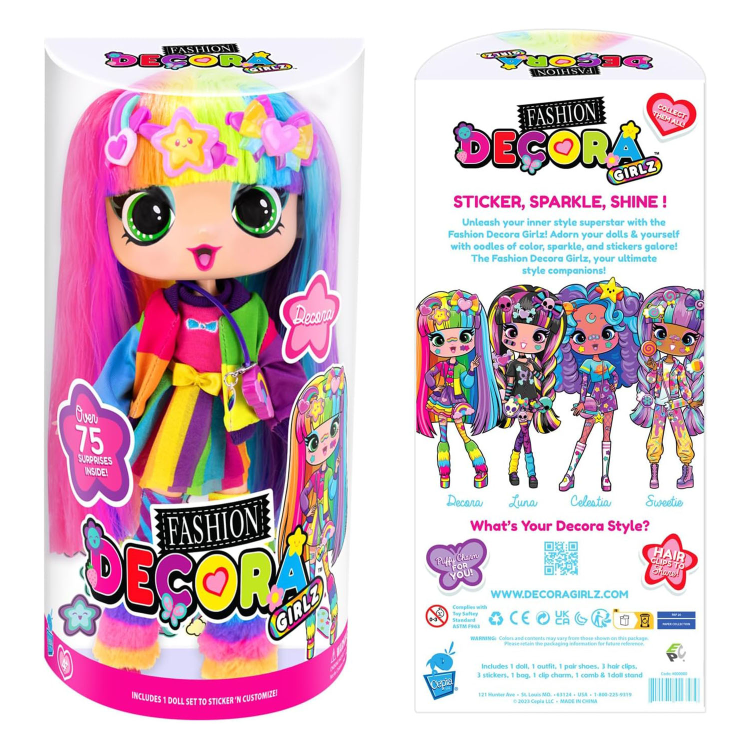 Decora Girlz Büyük Moda Bebek 28 cm - Decora