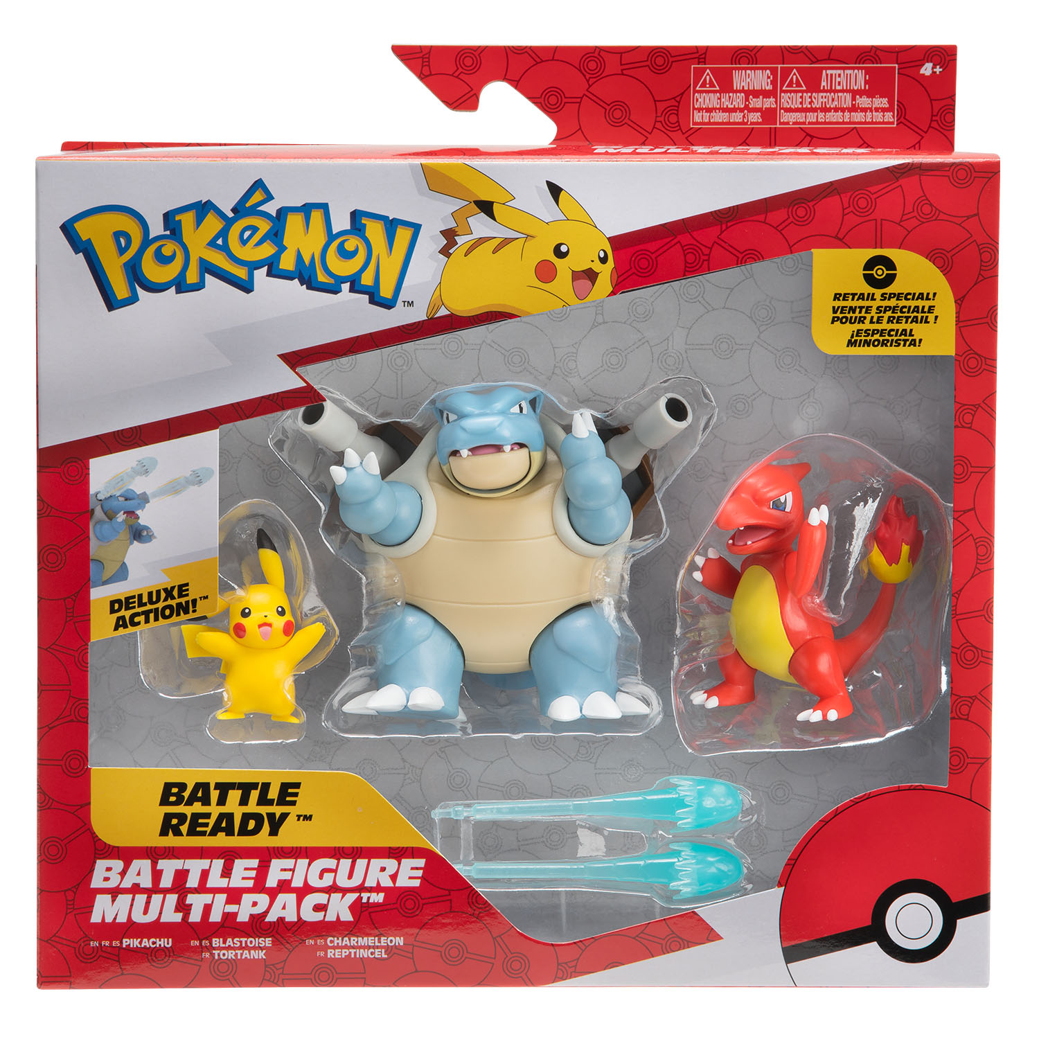 Pokemon Battle Aksiyon Figür ve Figür 3'lü Set PKW2579