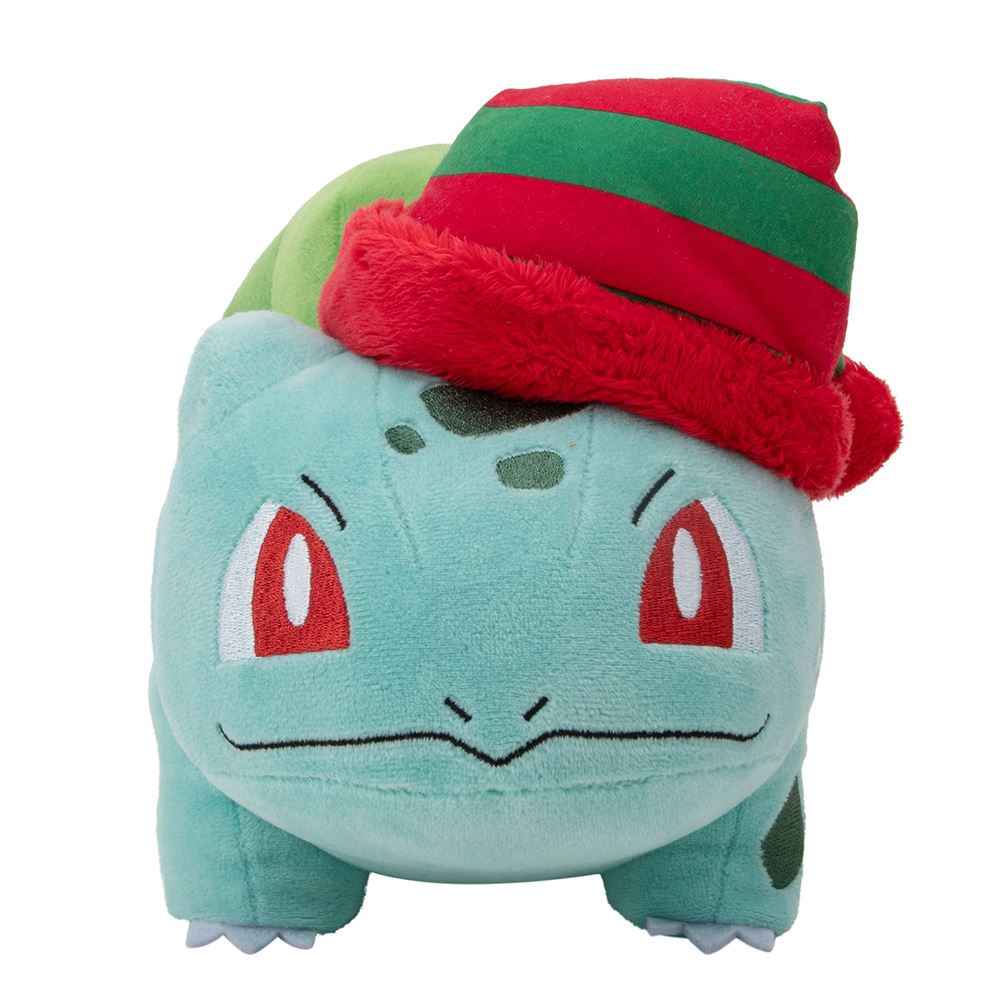 Pokemon Pelüş Figür Yılbaşı Serisi - Bulbasaur 20 cm PKW3377