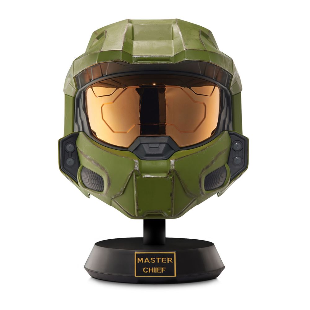 HALO Gerçekci Master Chief Miğferi ve Sergi Standı HLW0173
