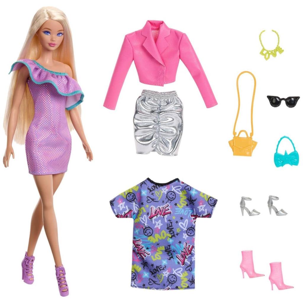 Barbie Moda Bebek Kıyafetleri ve Akseasuarları HYT61
