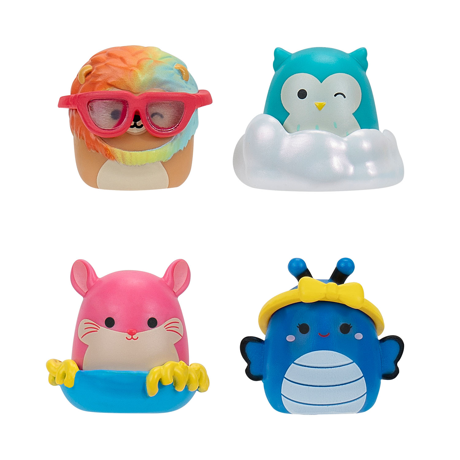 Squish-a-longs 14 Figür + Yüzük Set Seri 1 AL0029