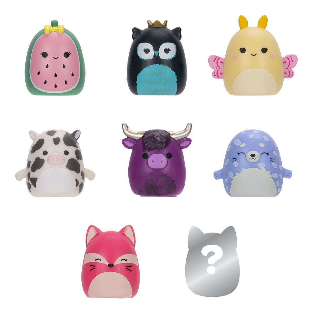 Squish-a-longs 8 Figür + Yüzük Set Seri 2 AL0084