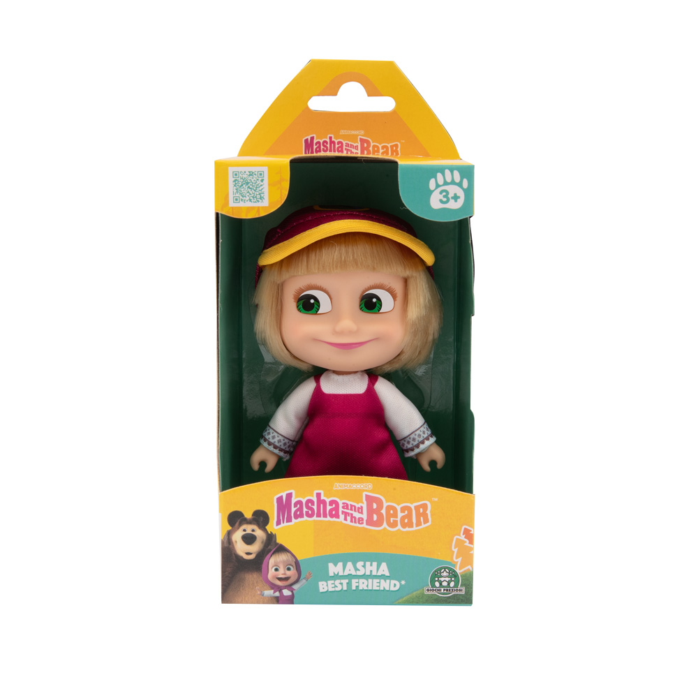 Masha ile Koca Ayı 12 cm Masha - Kamp Kıyafetli