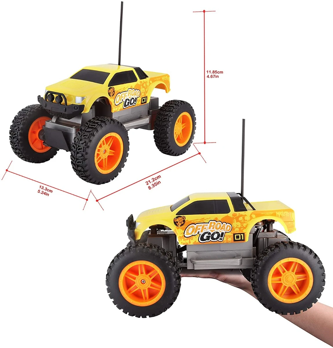 Maisto Off Road GO Kumandalı Araba 82759 - Sarı