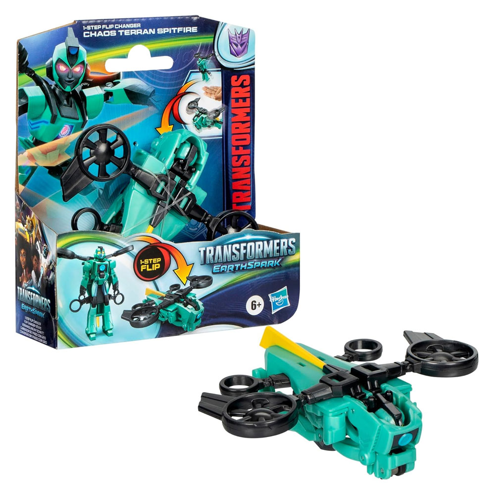 Transformers EarthSpark Tek Adımda Dönüşen Figür - Chaos Terran S