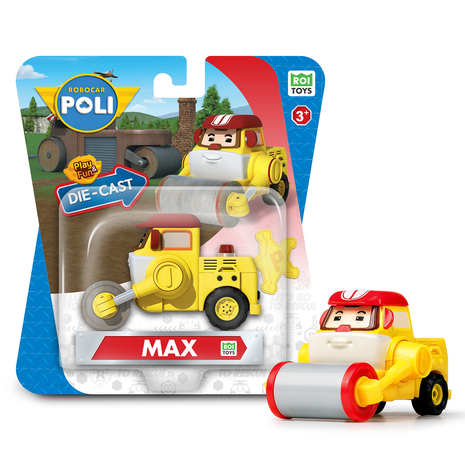 Robocar Poli Metal Araç Karakter Figürler - Max 83176