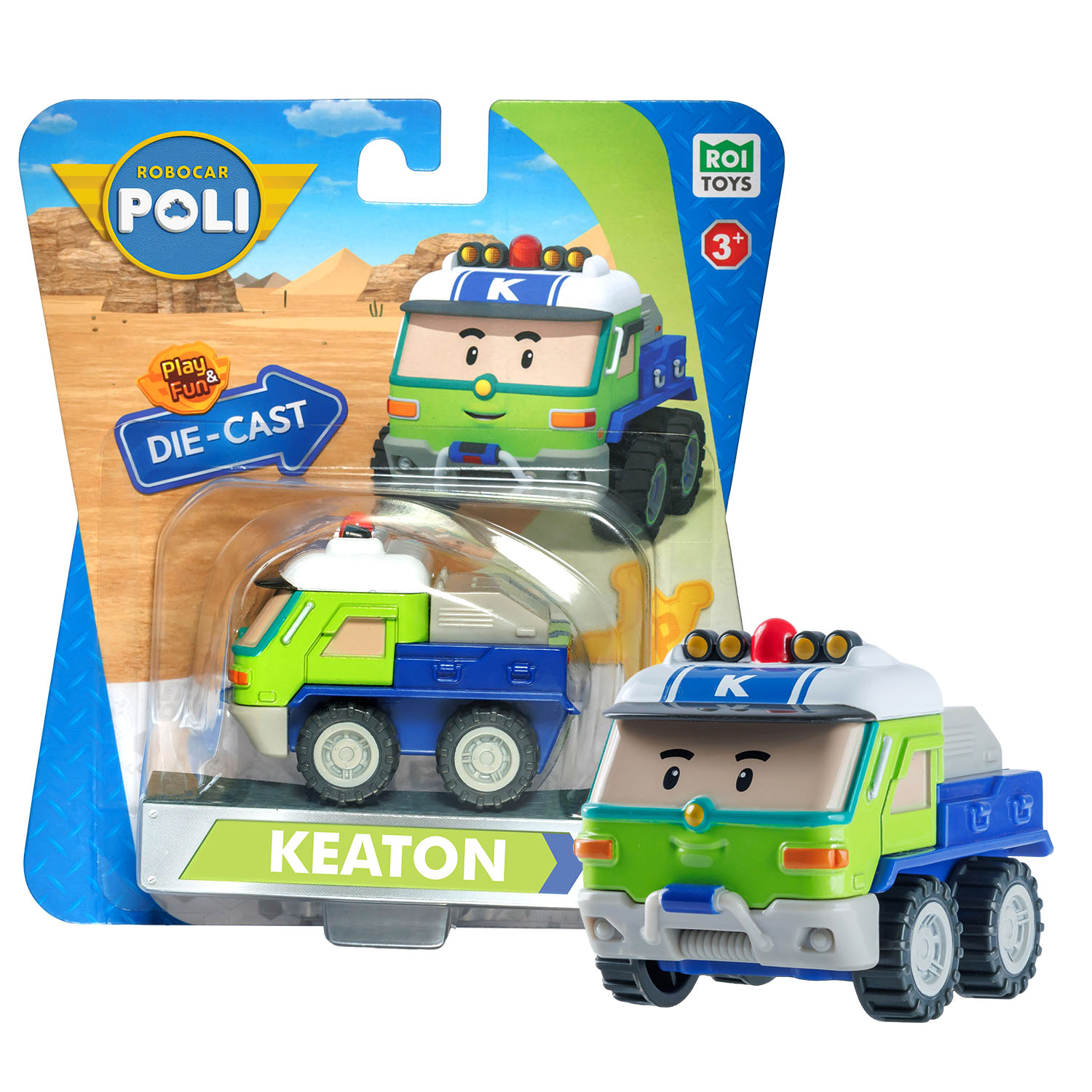 Robocar Poli Metal Araç Karakter Figürler - Keaton 83418