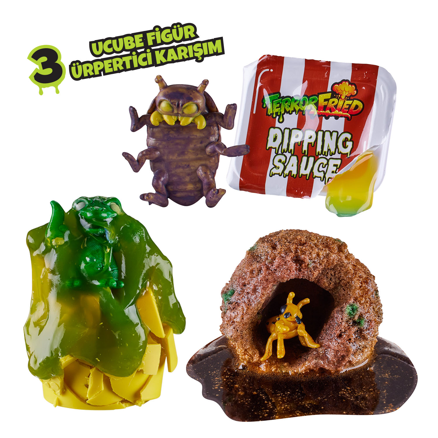 TerrorFried 4'lü Orta Menü ve 3 Gizemli Figür 8092