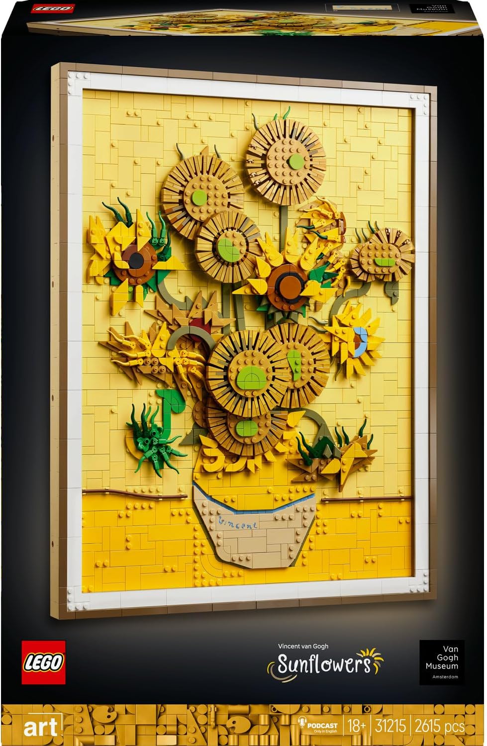 Lego Art Vincent Van Gogh – Ayçiçekleri Tablo 31215