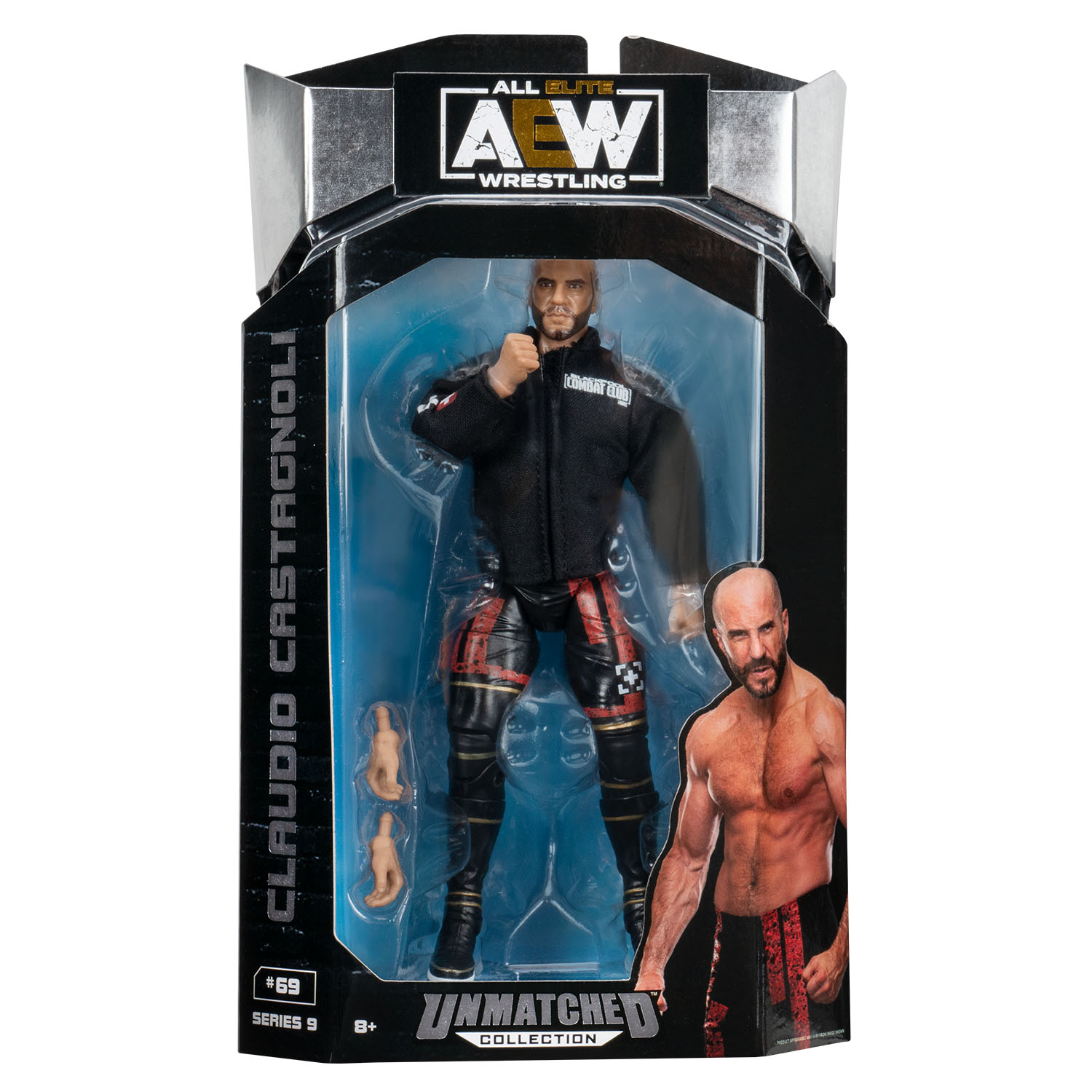 AEW Karakterleri Model Aksiyon Figürler S9 Claudio Castagnoli 69