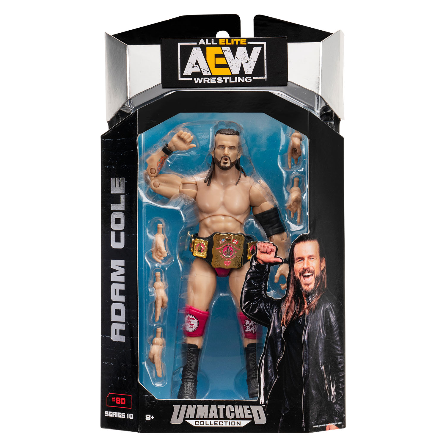 AEW Karakterleri Model Aksiyon Figürler S10 Adam Cole 80