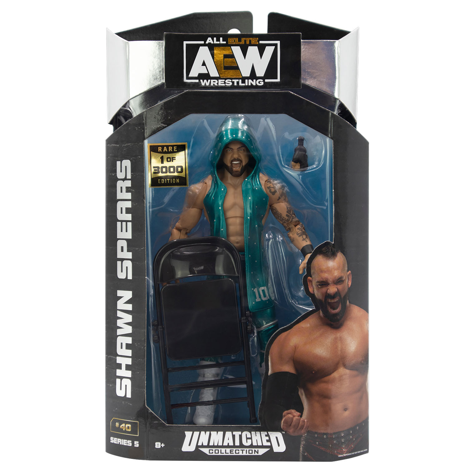 AEW Karakterleri Model Aksiyon Figürler S5 Shawn Spears 40