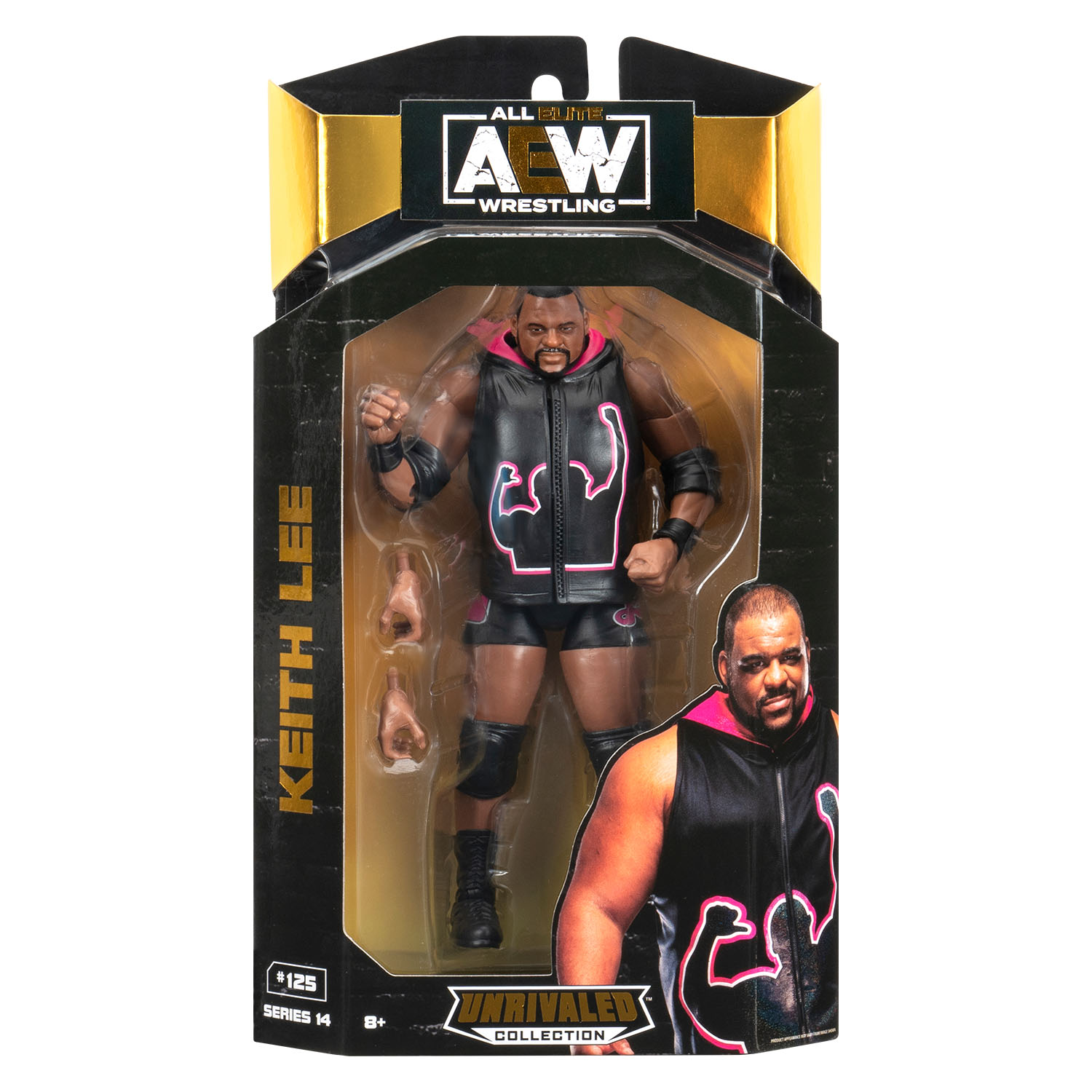 AEW Karakterleri Model Aksiyon Figürler S14 Keith Lee 125