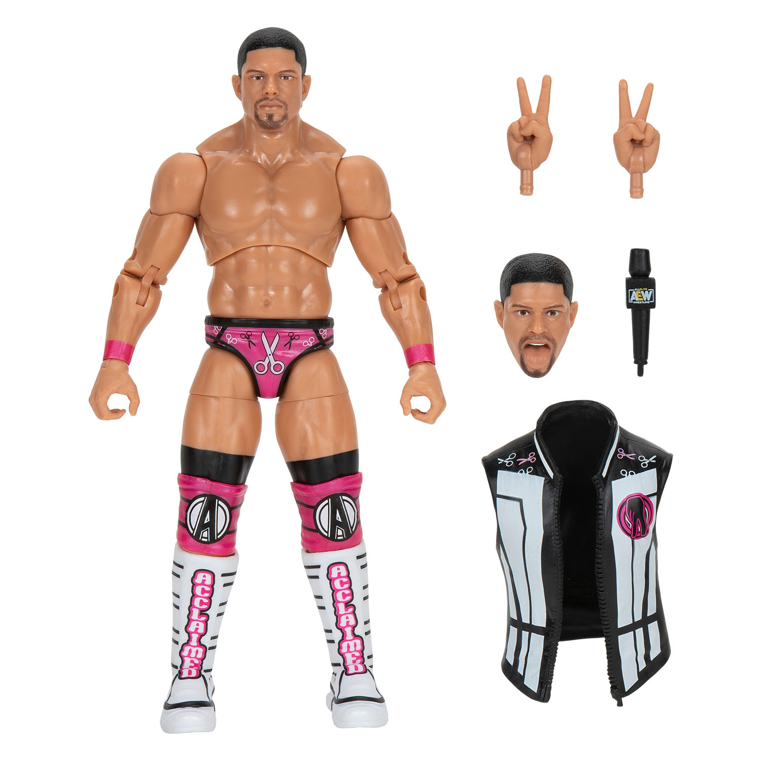 AEW Karakterleri Model Aksiyon Figürler S14 Anthony Bowens 127