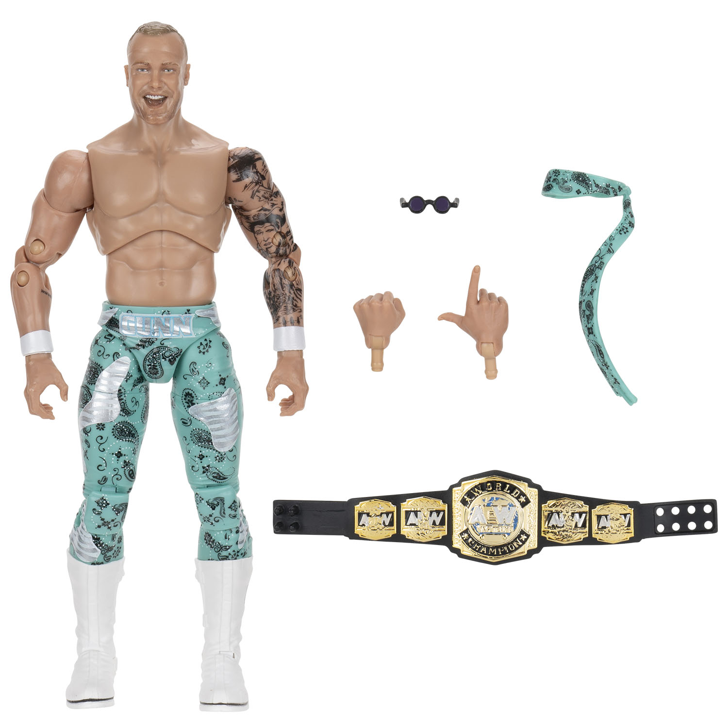 AEW Karakterleri Model Aksiyon Figürler S16 Austin Gunn 158