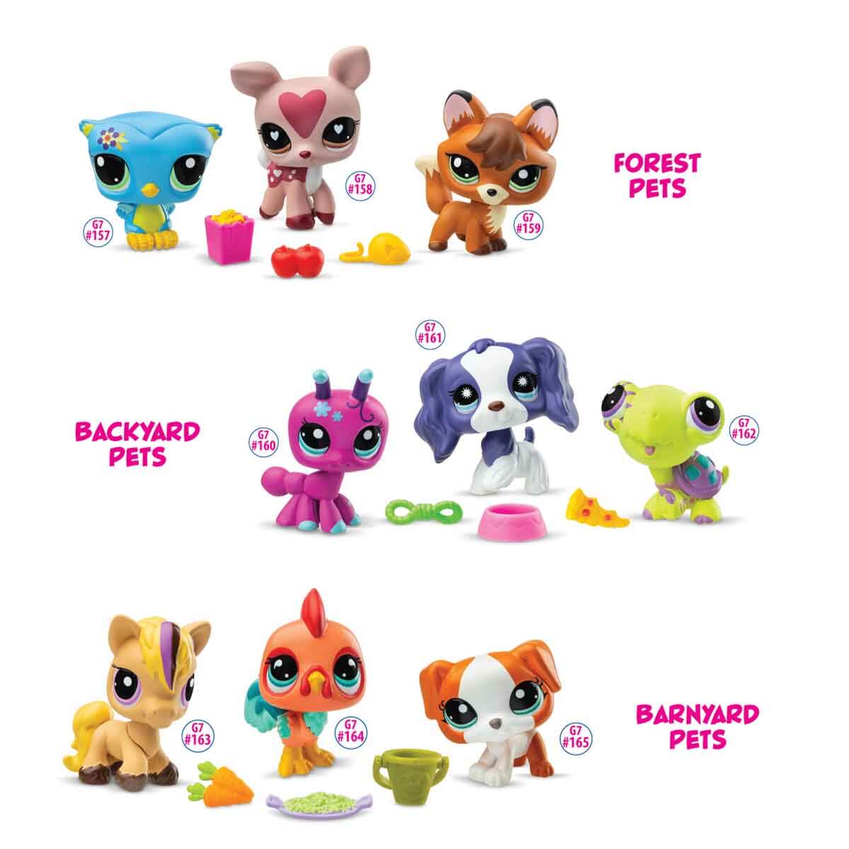 Littlest Pet Shop Minişler 3’lü Figür Seti S3 160-162