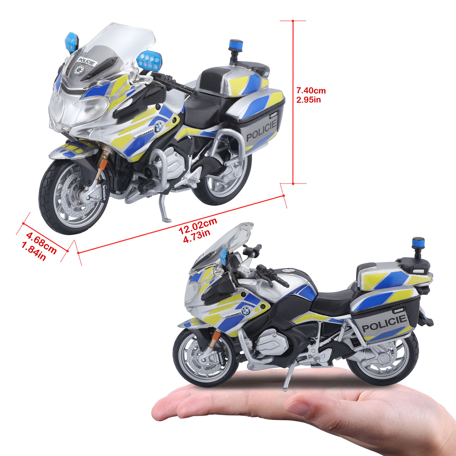 1:18 BMW R 1200 RT Czech Police Model Motor 32306