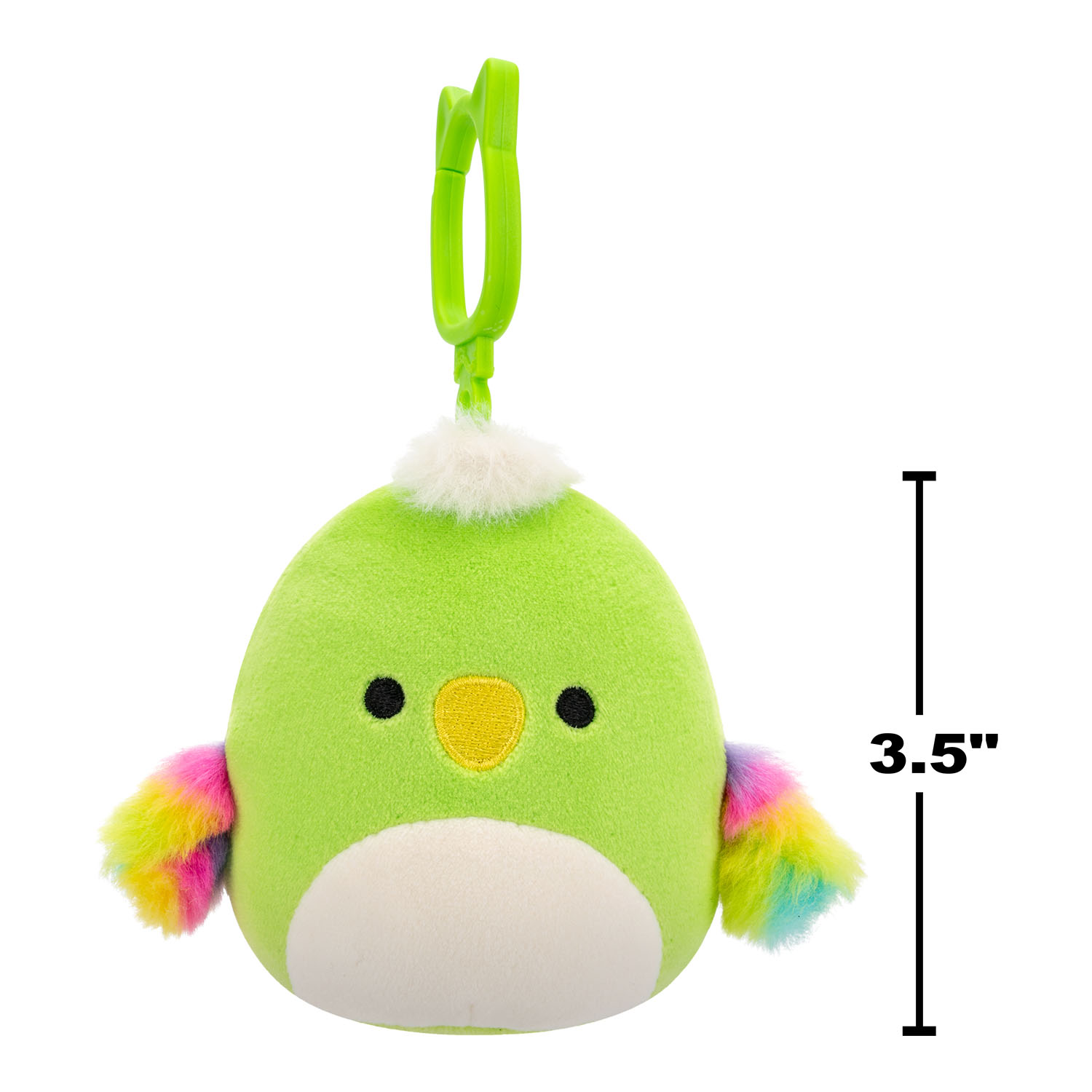 Squishmallows Papağan Wolfe 9 cm Klipsli CP00483