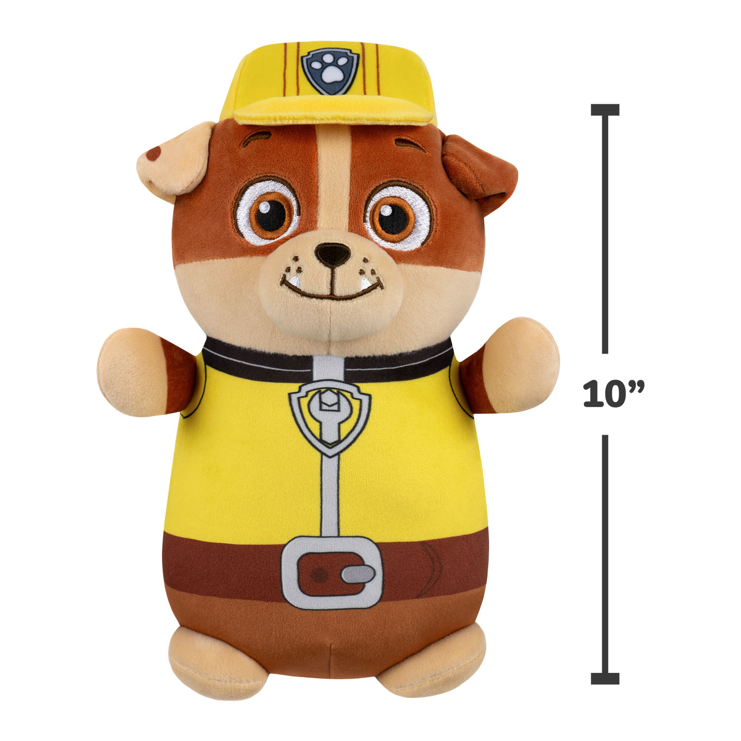 Squishmallows HugMees Paw Patrol Serisi - Rubble 25 cm PW00010