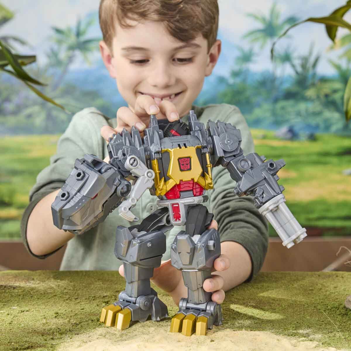 Transformers Cyberworld Grimlock Chomp Dönüşebilen Figür G0748