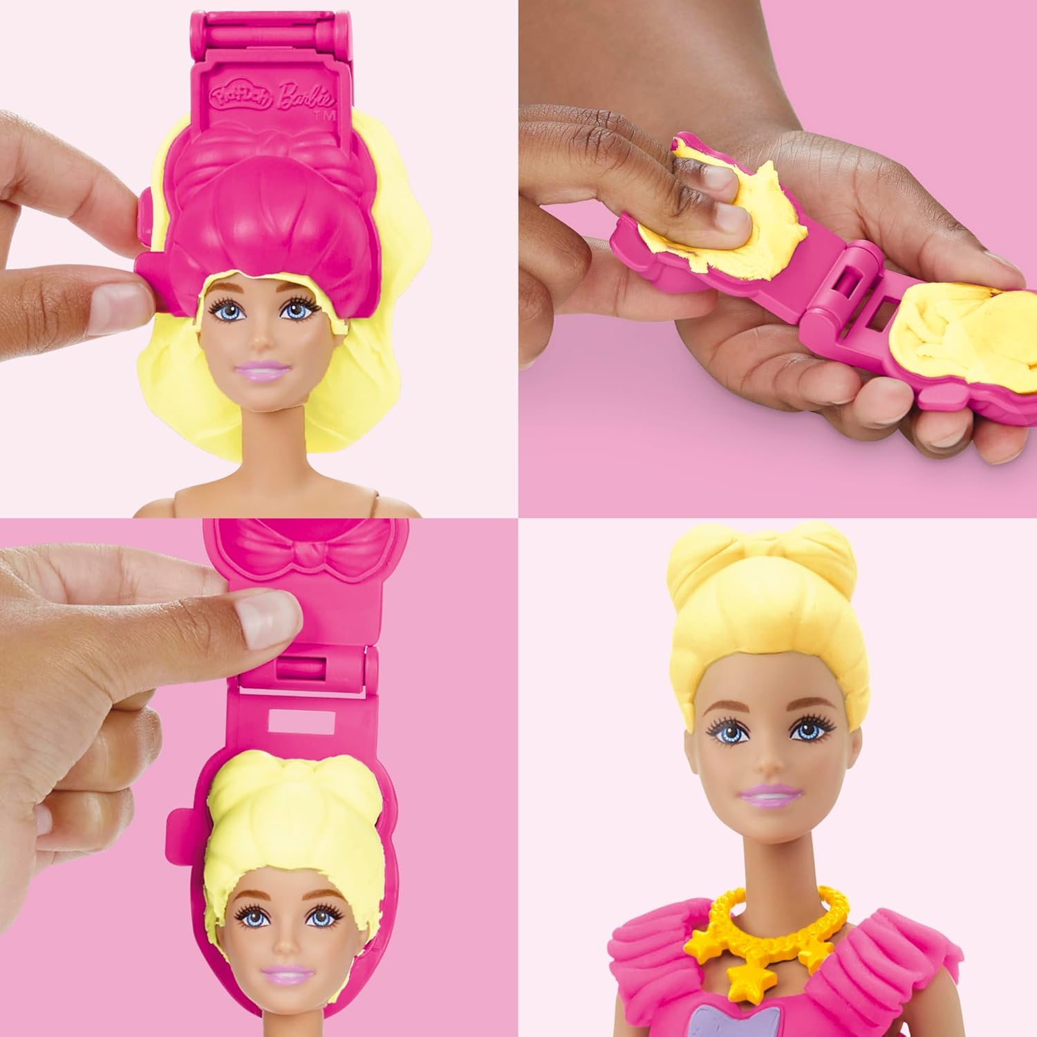 Play-Doh Barbie Fırfırlar ve Fiyonklar Oyun Seti G1361