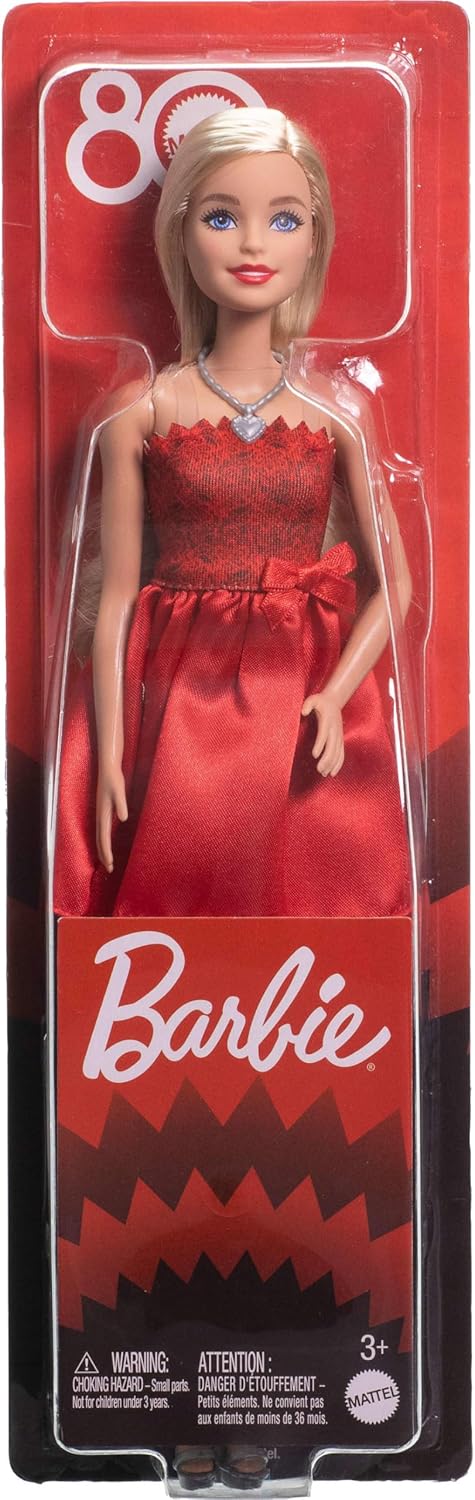 Barbie Mattel 80. Yıl Dönümü Bebeği JGD25