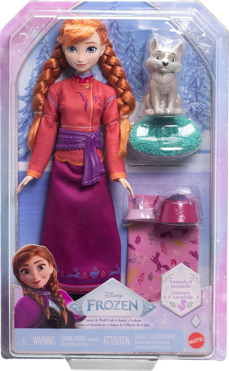 Disney Karlar Ülkesi Anna ve Kurt Yavrusu Figür Seti JFG17