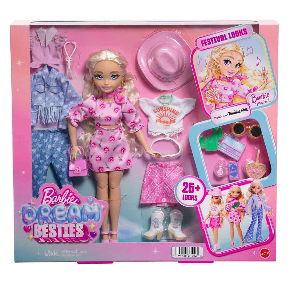 Barbie Dream Besties Festival Kombinleri Seti JGH87