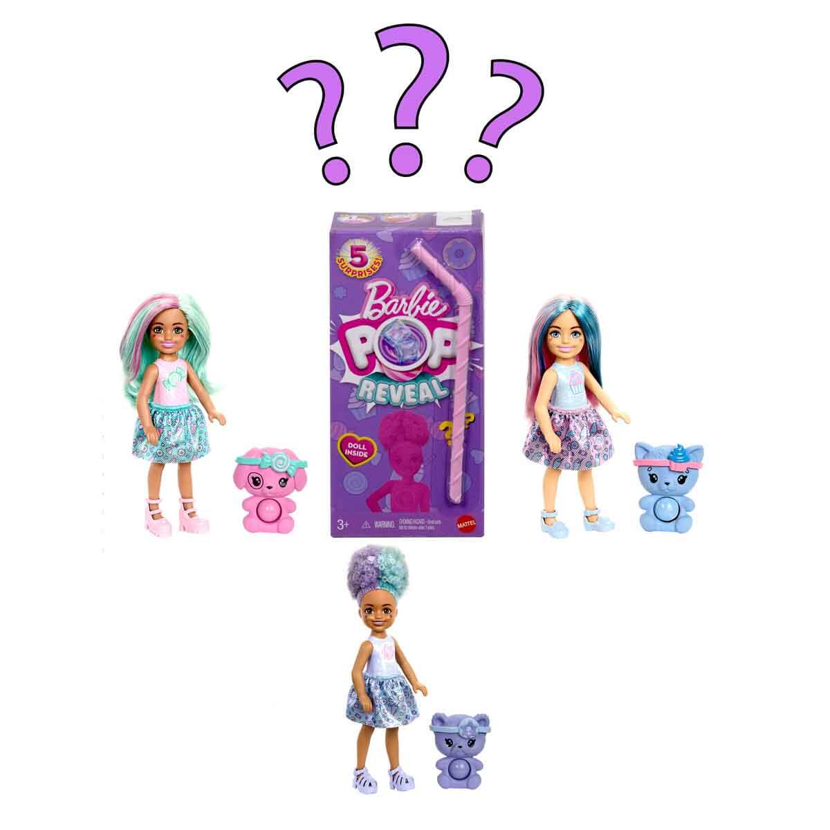 Barbie Chelsea POP Reveal Atıştırmalık Serisi Sürpriz Paket JFY01